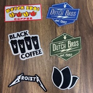 6 Dutch Bros patches